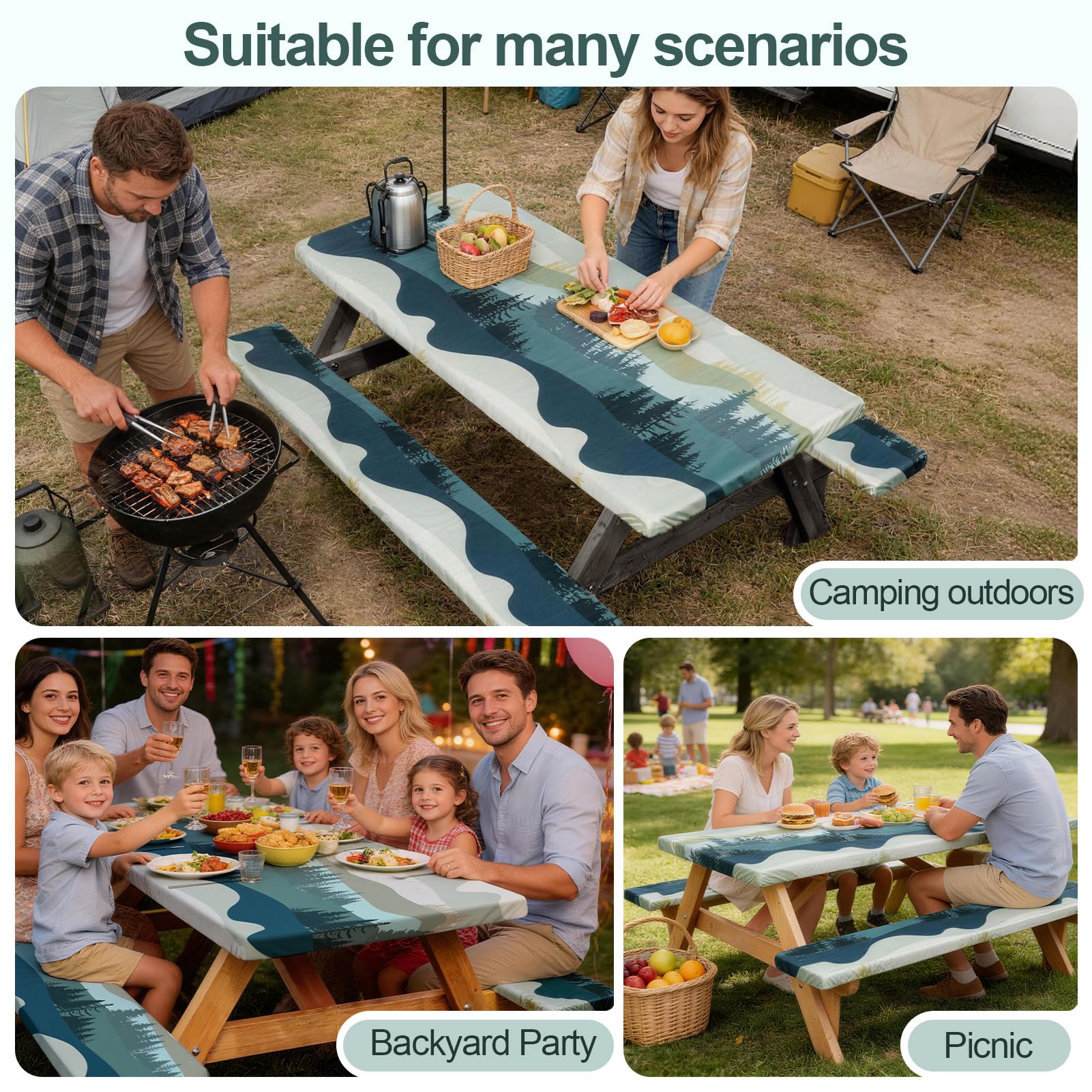Play Tailor size comparison on an 8ft table to confirm proper fit