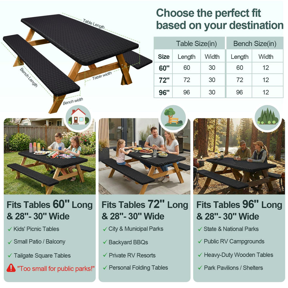 Play Tailor table set in campsite lifestyle showing durable outdoor use