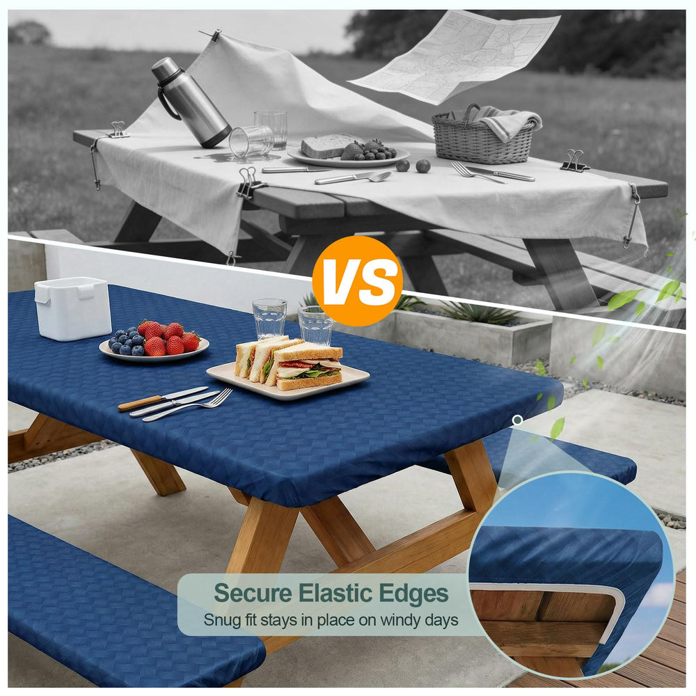Play Tailor detail of inner waterproof film protecting table from spills