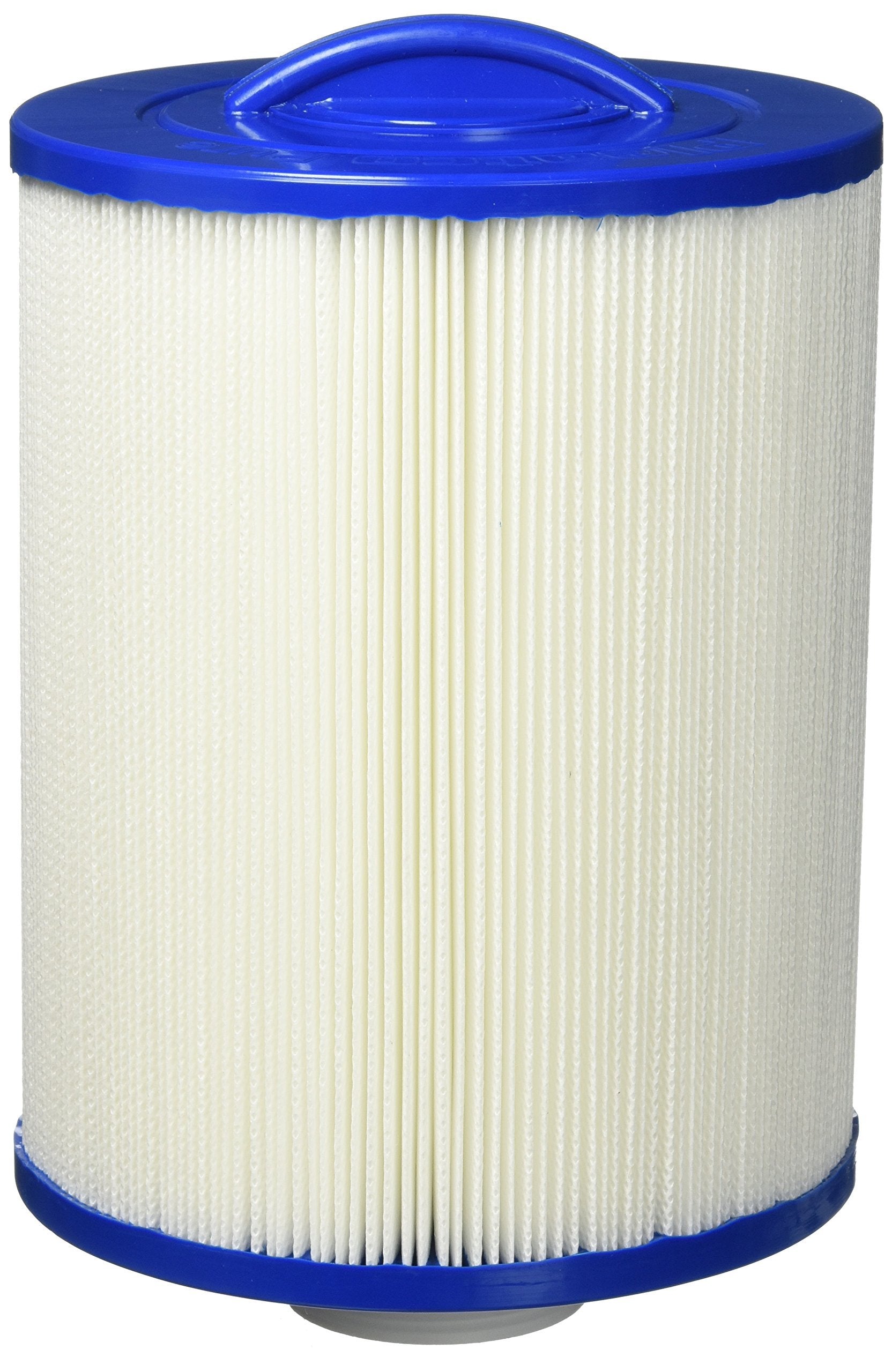 Pleatco PAS40-F2M front view showing cartridge and clear identification for easy replacement