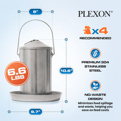 Plexon handle close-up for comfortable carrying and hanging benefit