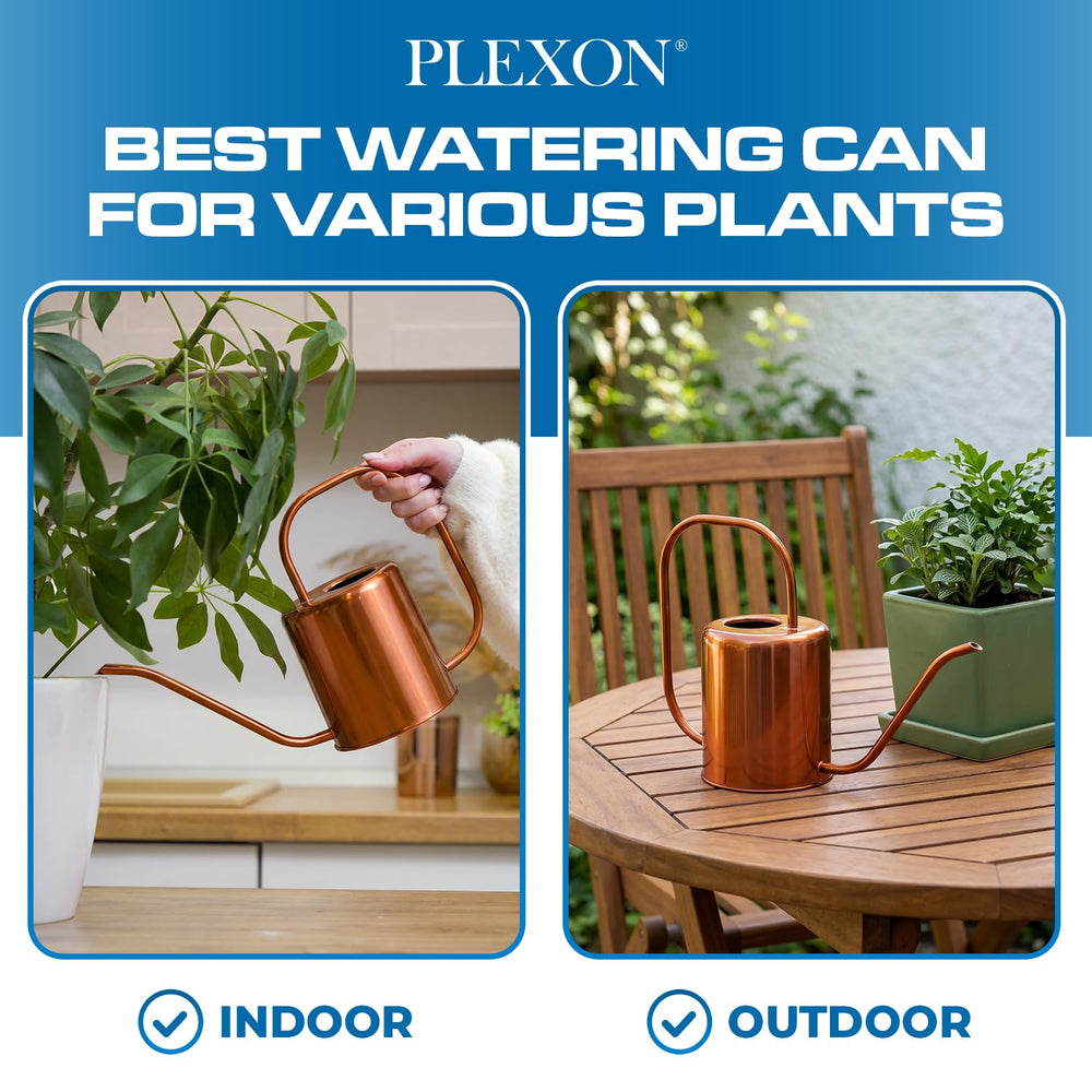 Plexon side view with scale to show 54 oz capacity and easy lifting benefit