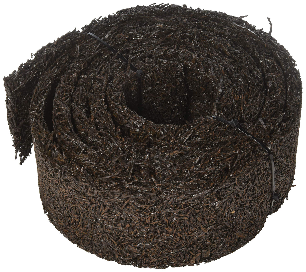 Plow & Hearth front view of 10-foot permanent mulch border showing neat edge benefit