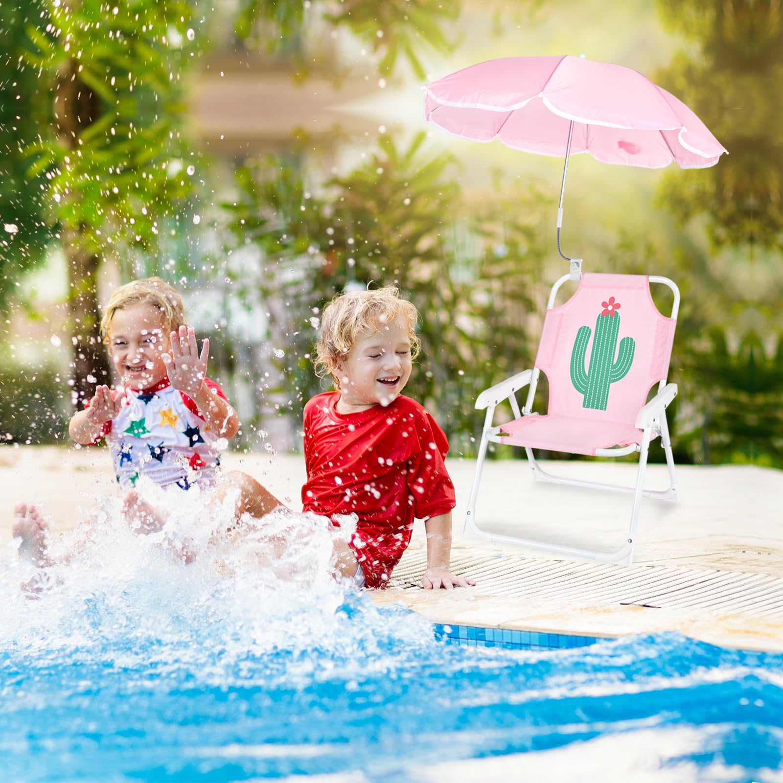 PLULON umbrella detached showing removable design for flexible use