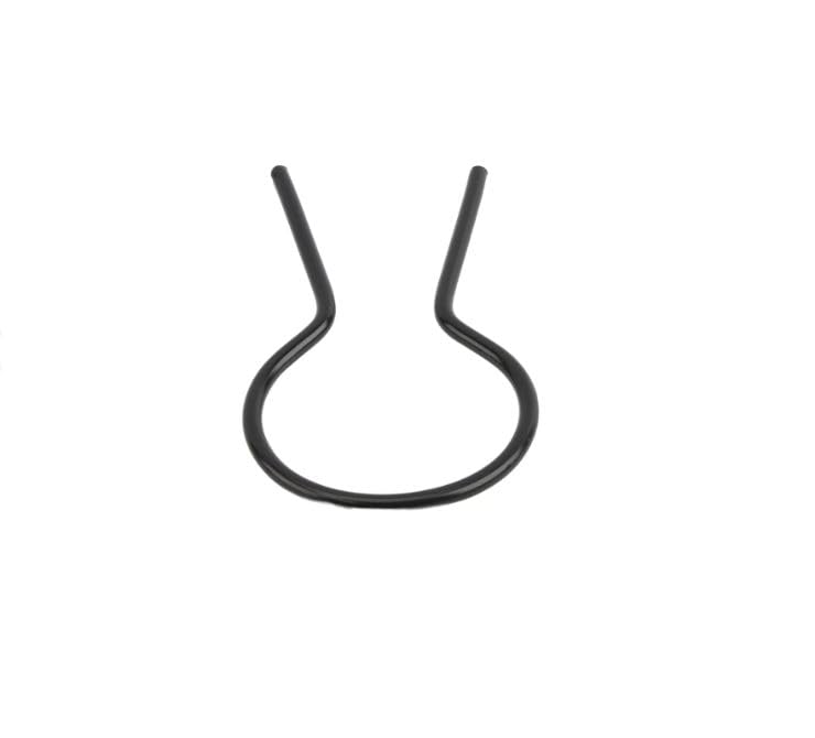 Plum Fittings tied to post and chain-link mesh in use, demonstrates secure attachment