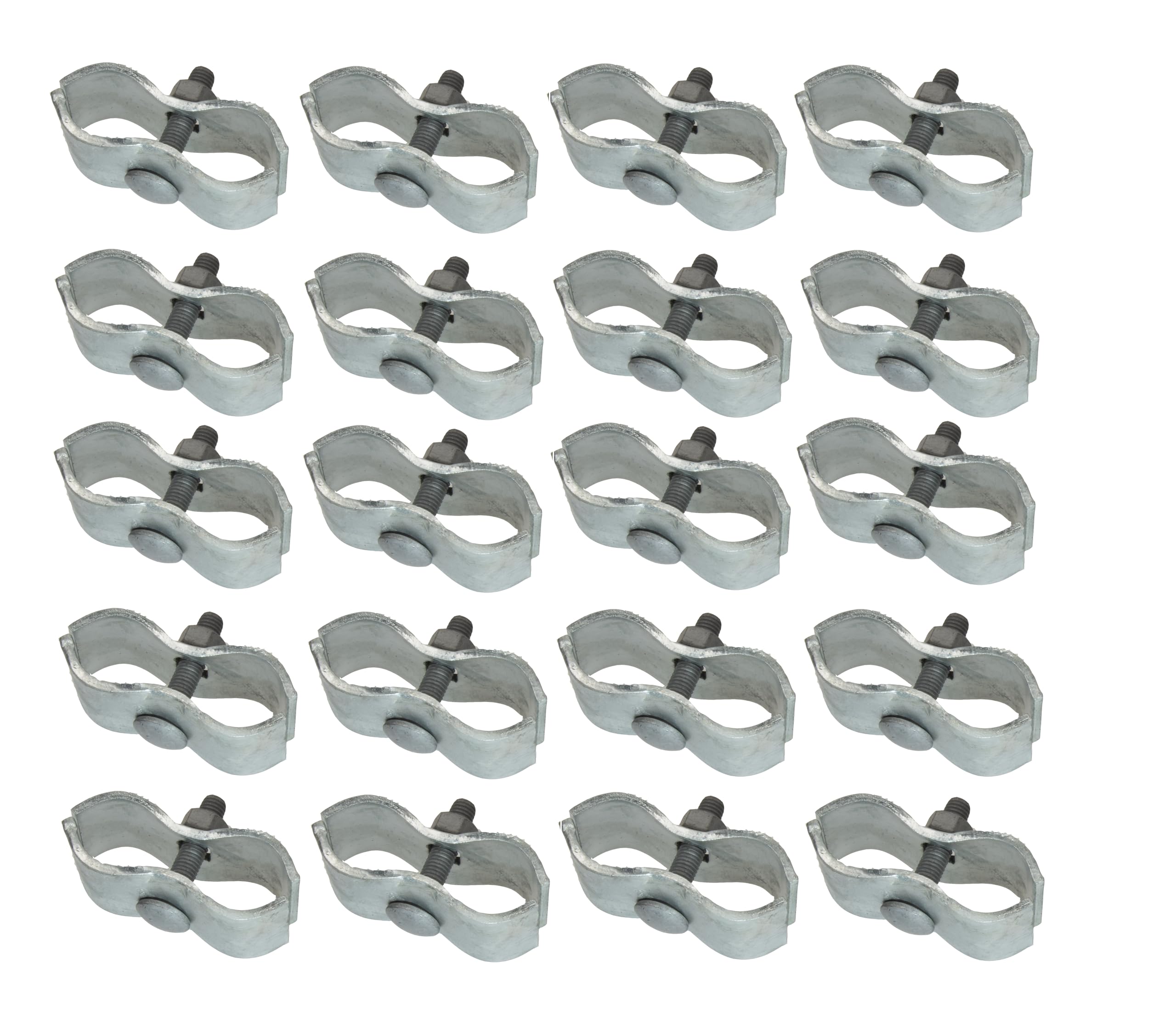 Plutreas front packaging showing set of 20 clamps and hardware, clear organized box