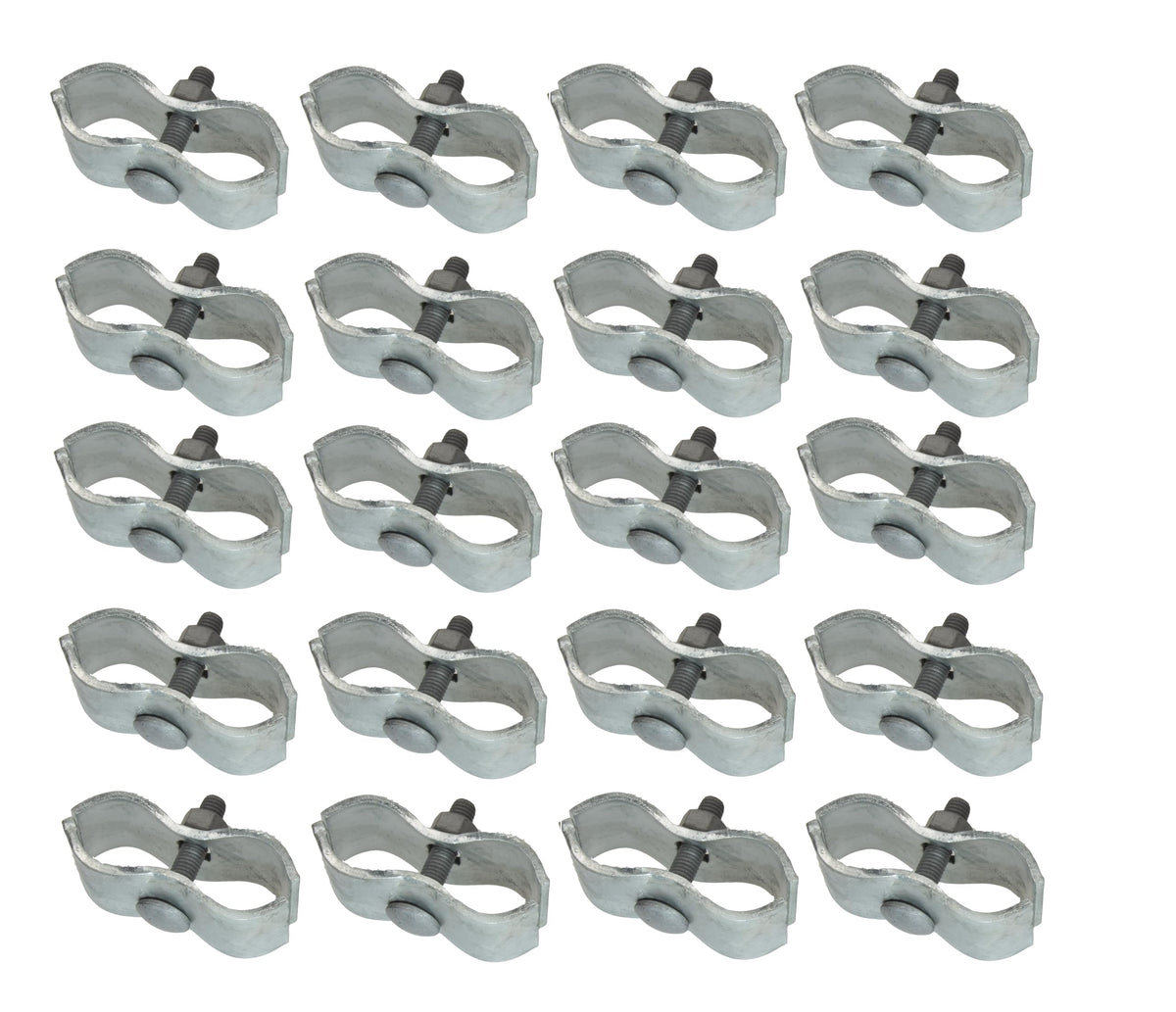 Plutreas front packaging showing set of 20 clamps and hardware, clear organized box