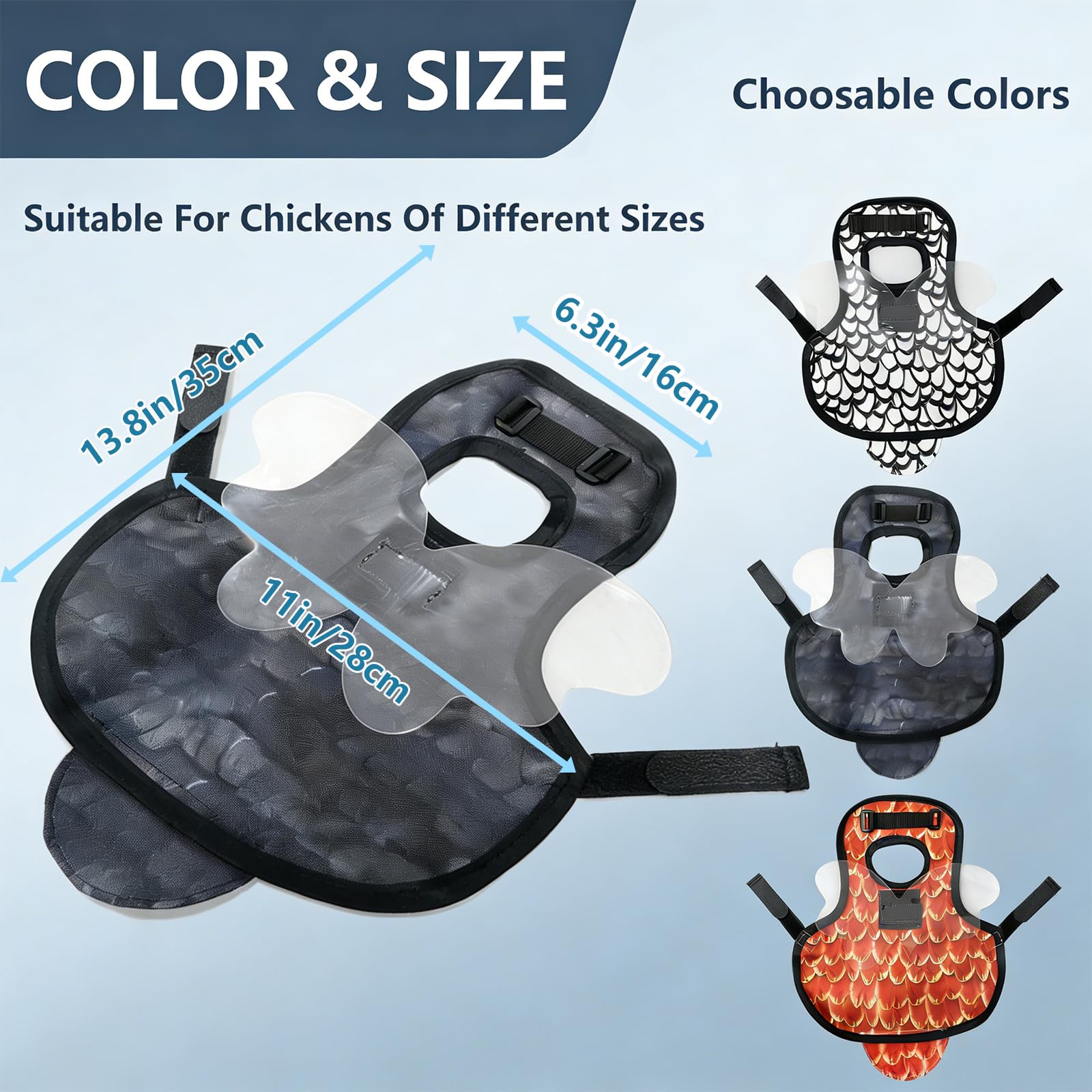 Plzglad oxford cloth wing close-up highlighting breathable protection benefit