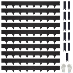Pmango front view of 10-pack black edging kit showing neat compact packaging and coverage benefit