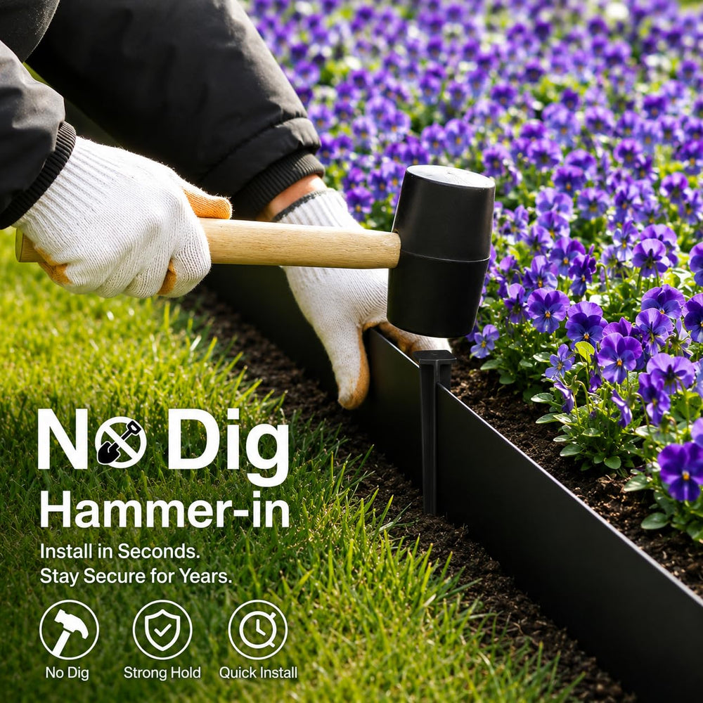 Pmango powder-coated black surface detail showing durable finish and low-maintenance benefit