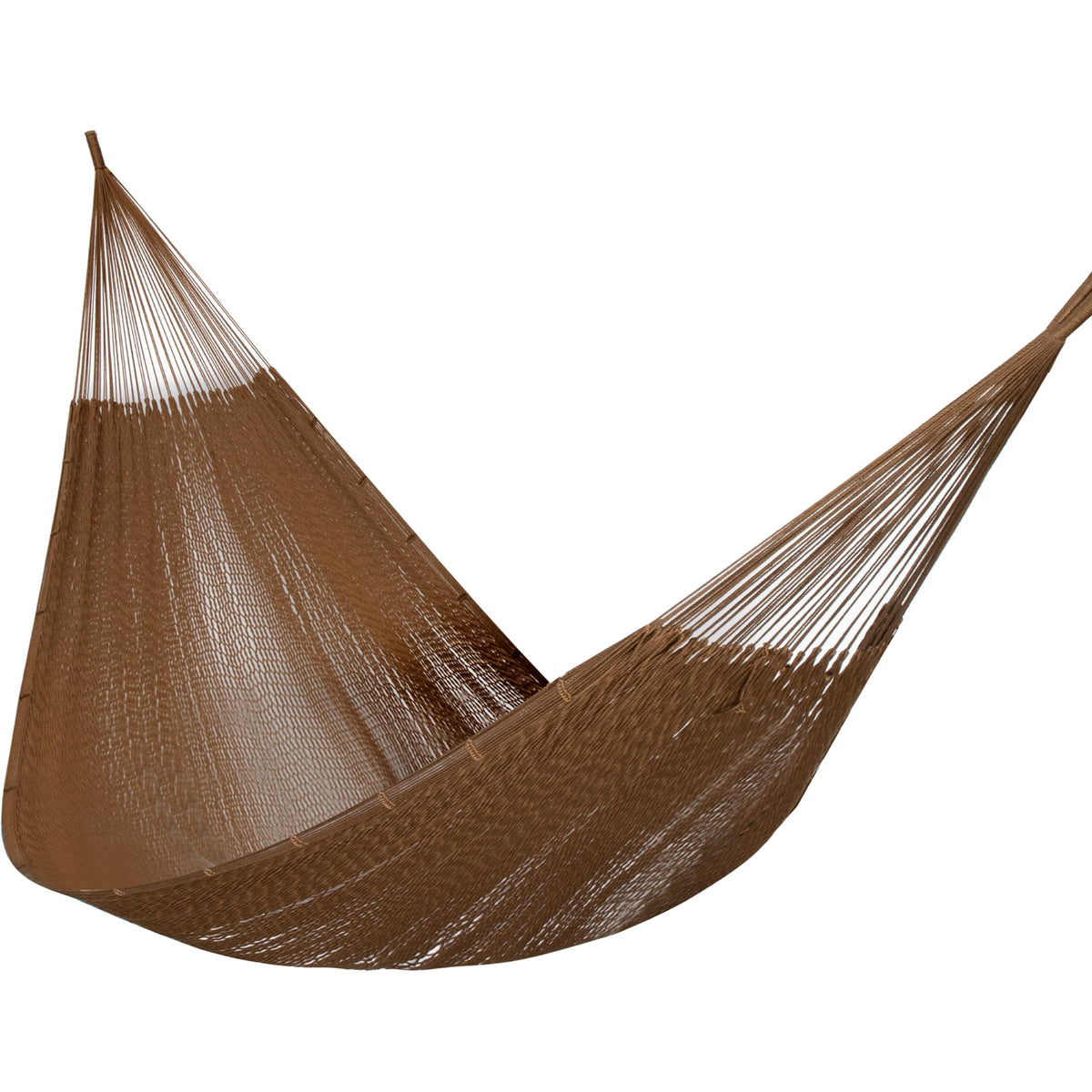 PNAEUT front view hammock showing roomy two-person bed and vibrant color