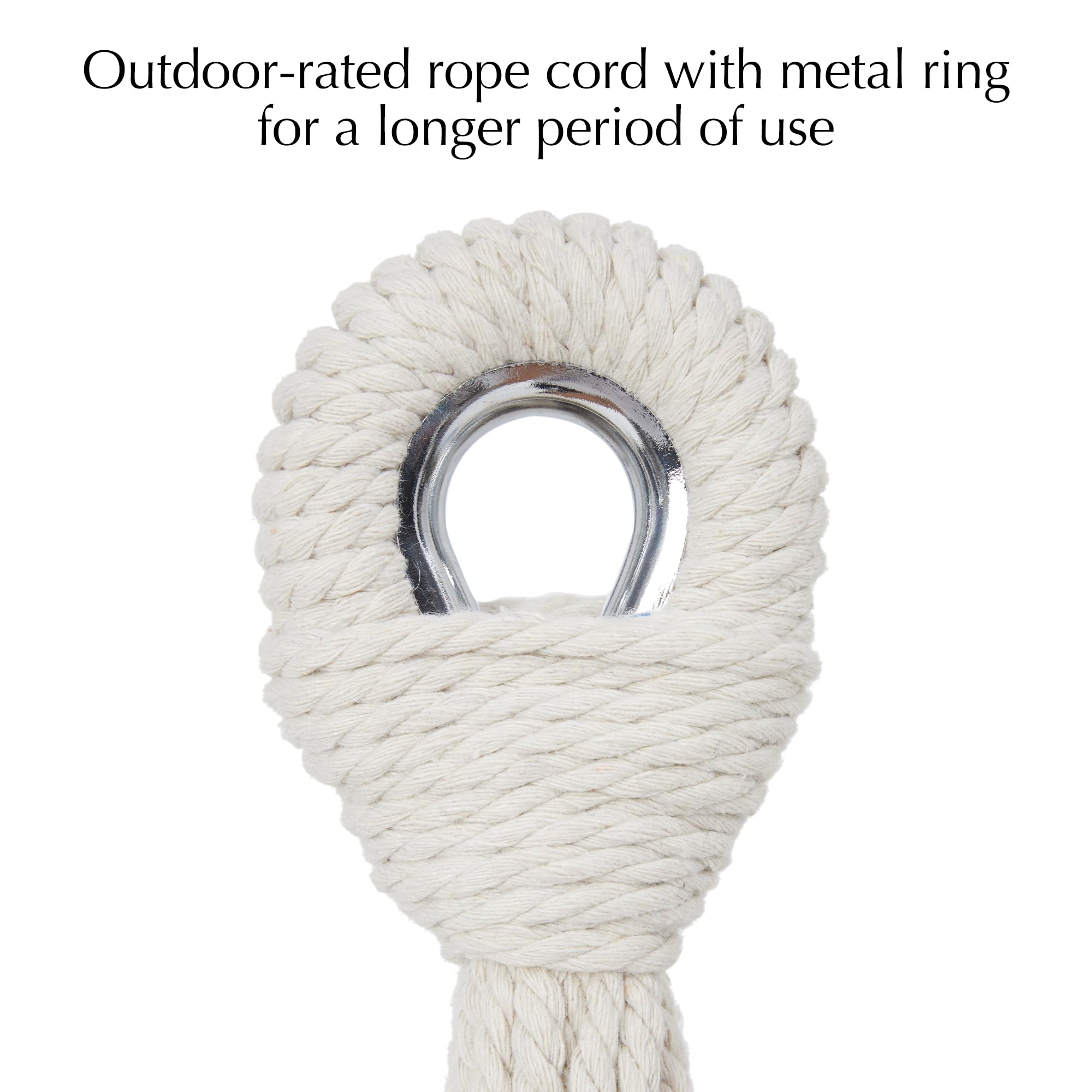 PNAEUT hammock folded for storage showing compact, easy-care convenience