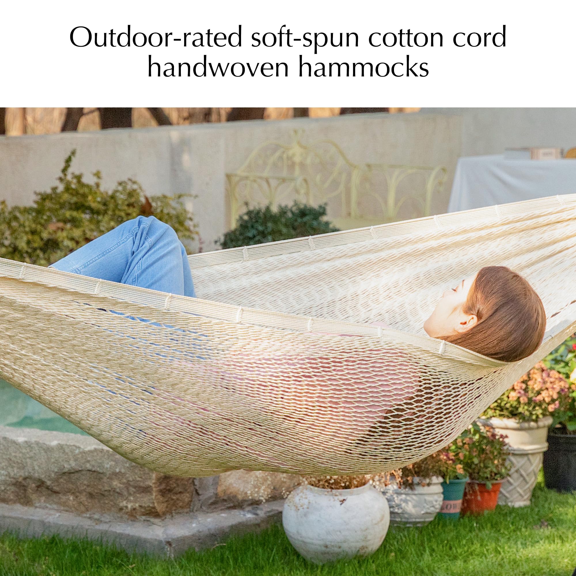 PNAEUT hammock in use with two people demonstrating roomy comfort and support