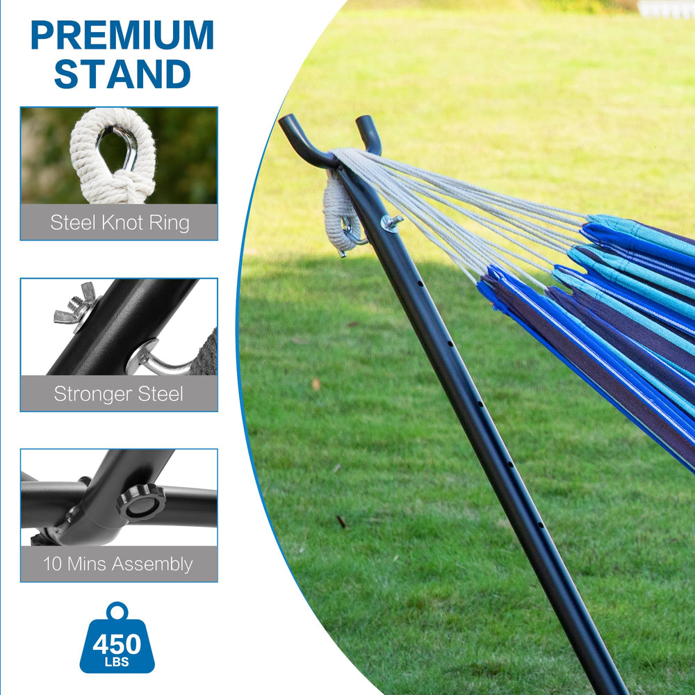 PNAEUT hammock on patio setting showing decorative style and outdoor use