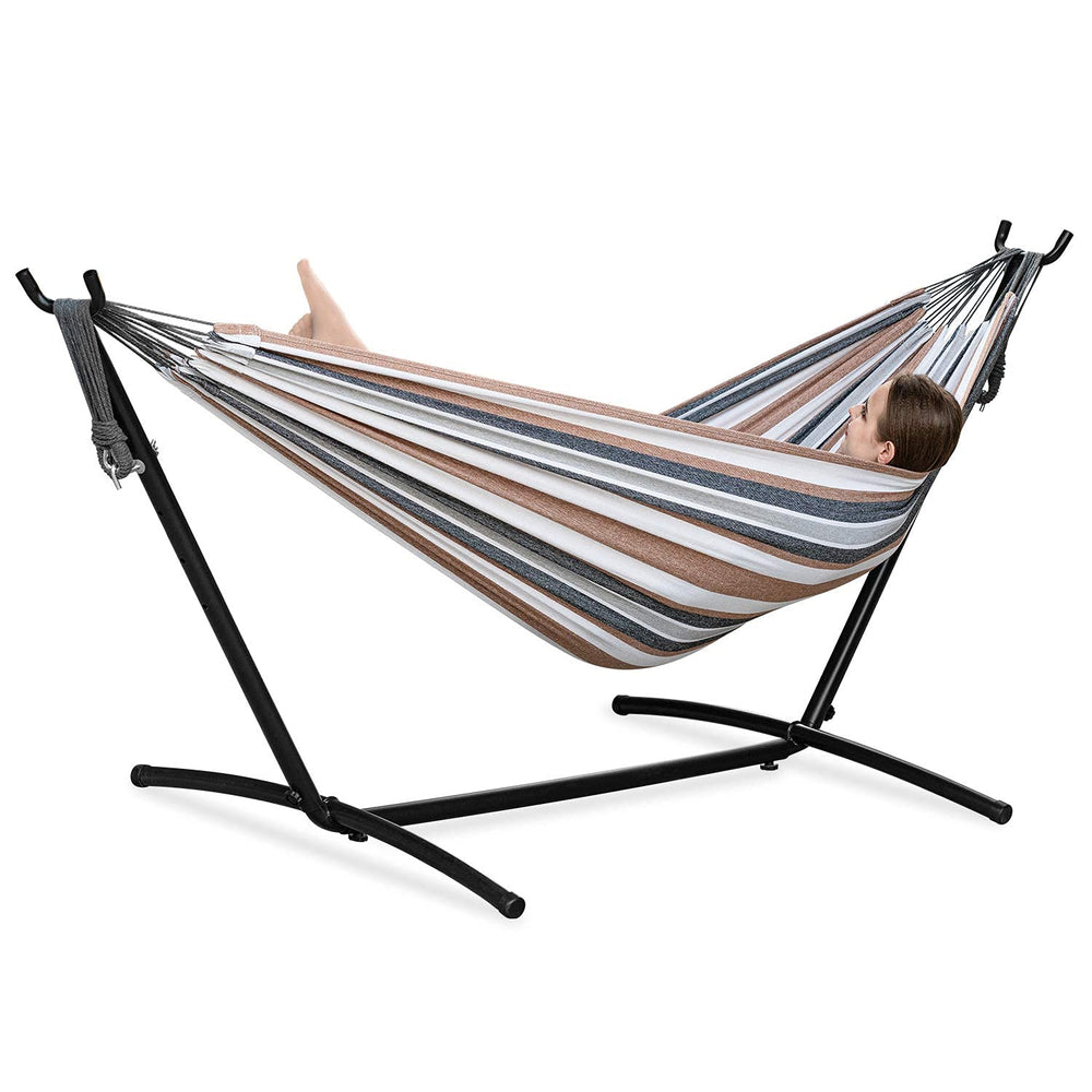 PNAEUT hammock on patio setting showing stylish outdoor focal point