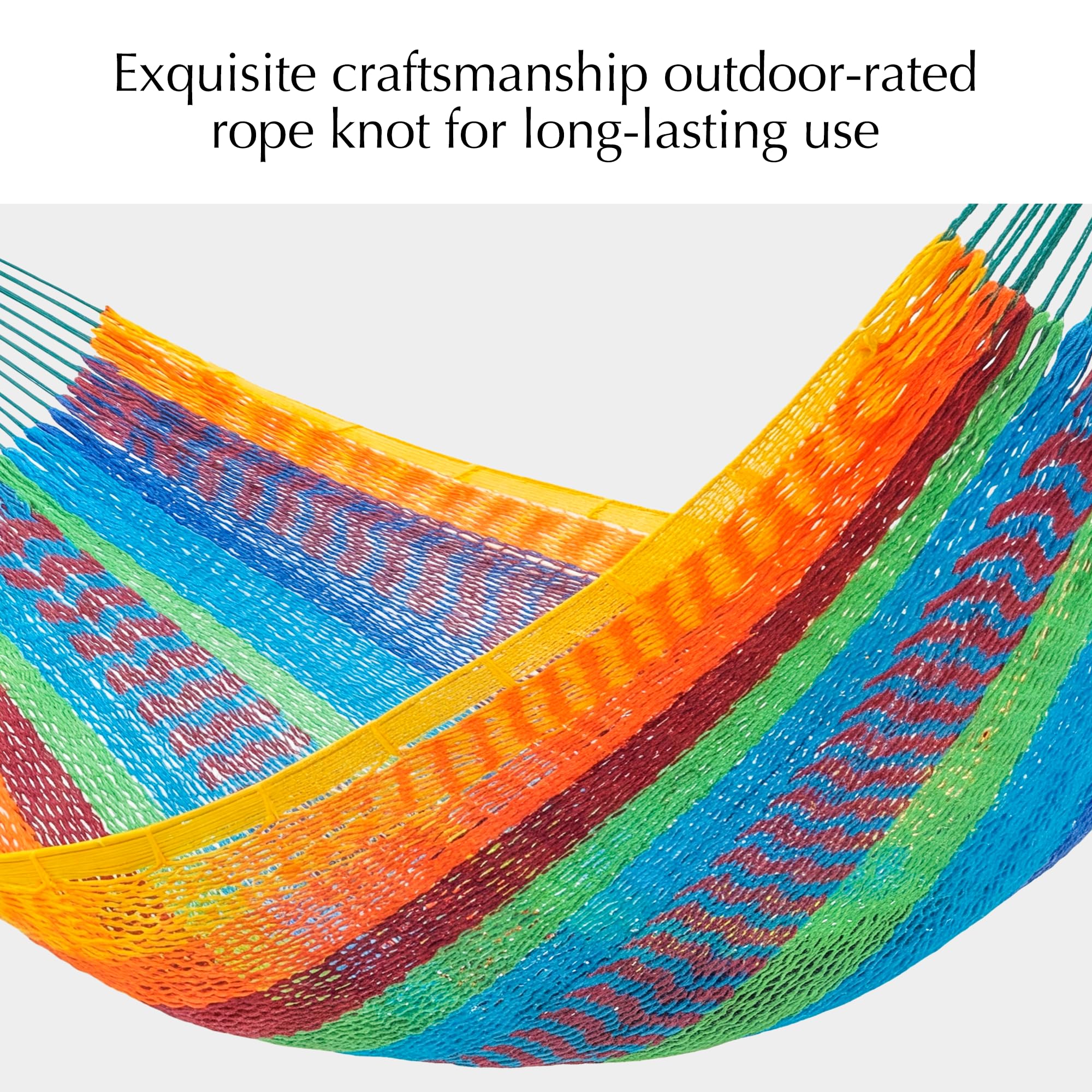 PNAEUT braided core and included tree straps close-up displaying strength and safe hanging