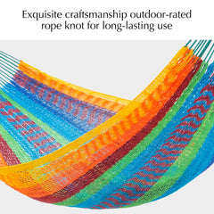 PNAEUT braided core and included tree straps close-up displaying strength and safe hanging