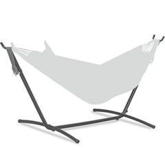 PNAEUT black stand front view showing sturdy frame and stable base for secure lounging