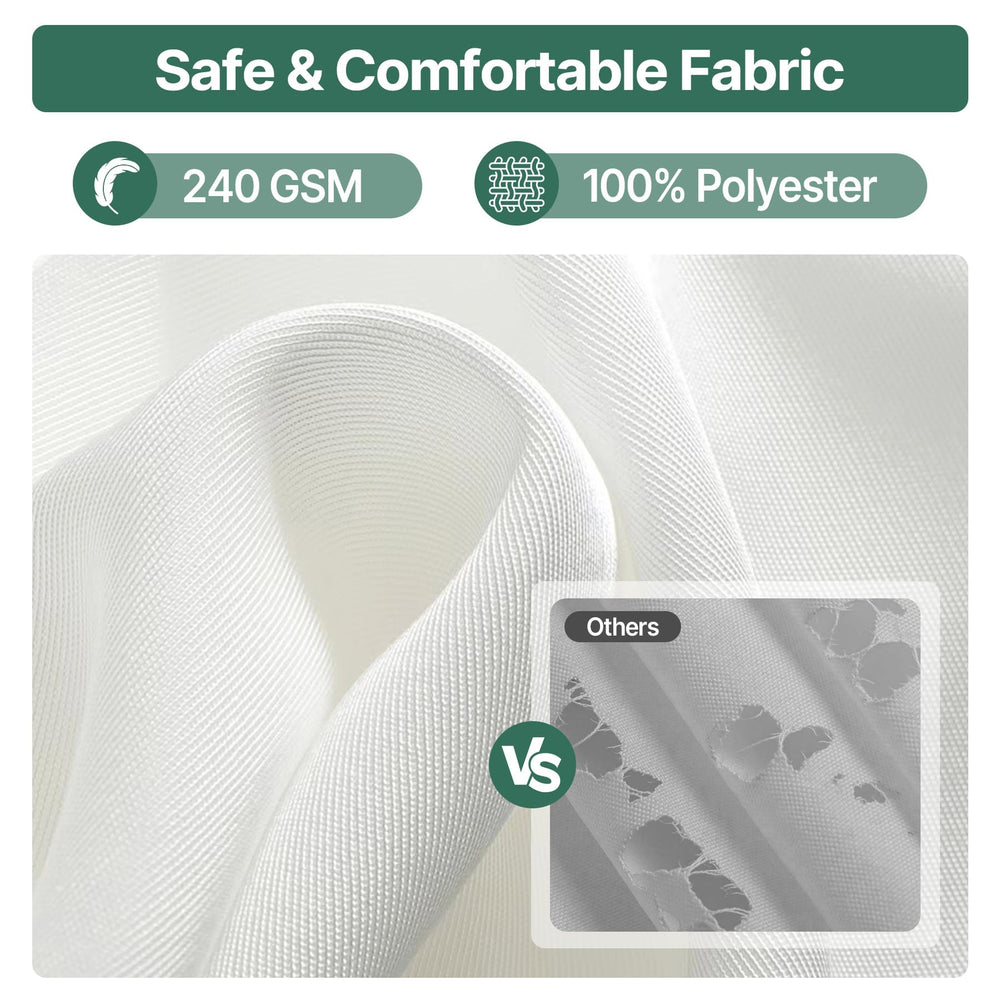 PNKKODW clear mesh veil close-up for wide vision and ventilation benefit