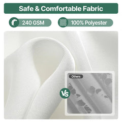 PNKKODW clear mesh veil close-up for wide vision and ventilation benefit