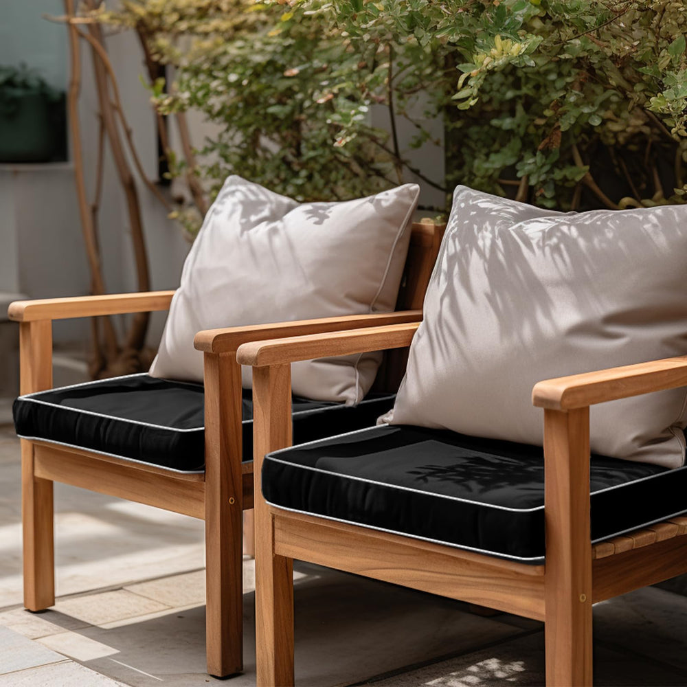 PNP FKJP cushions on outdoor dining set showing upgraded outdoor style