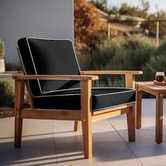 PNP FKJP side profile displaying 4-inch thickness for supportive seating