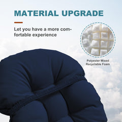 PNP HWJIAJU attachment ties and spring band visible to secure cushion to chair