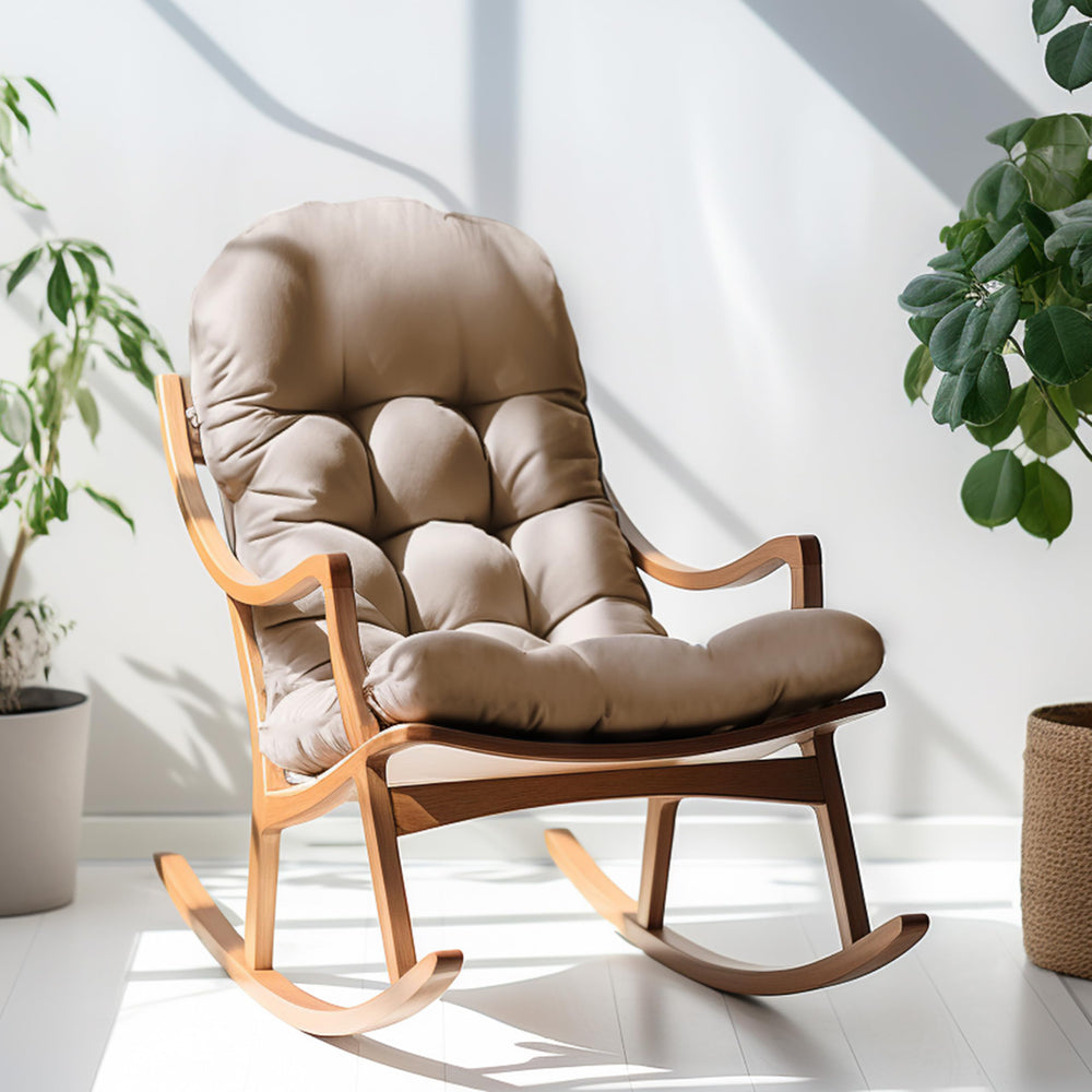 PNP HWJIAJU side profile of expanded cushion, reveals 4-inch supportive loft