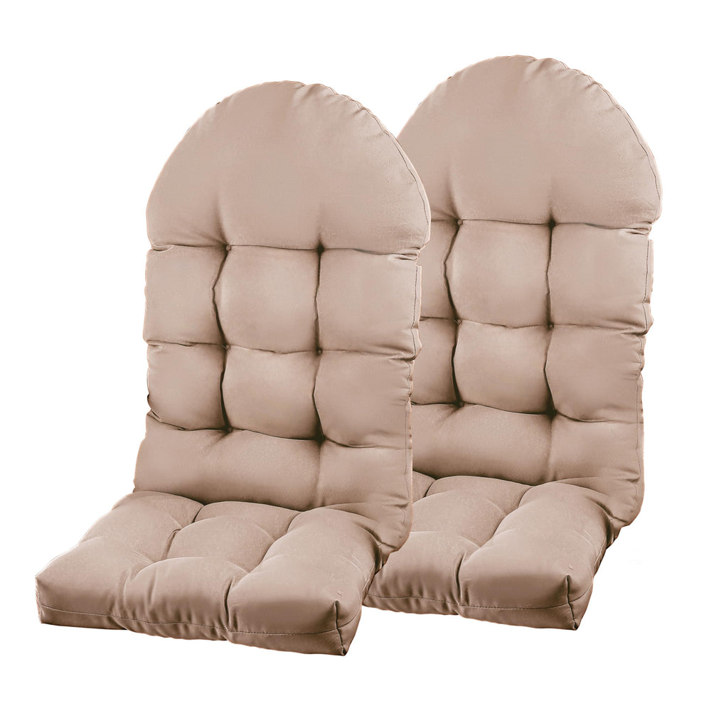 PNP HWJIAJU front view of packaged beige cushions, shows neat compact shipping benefit