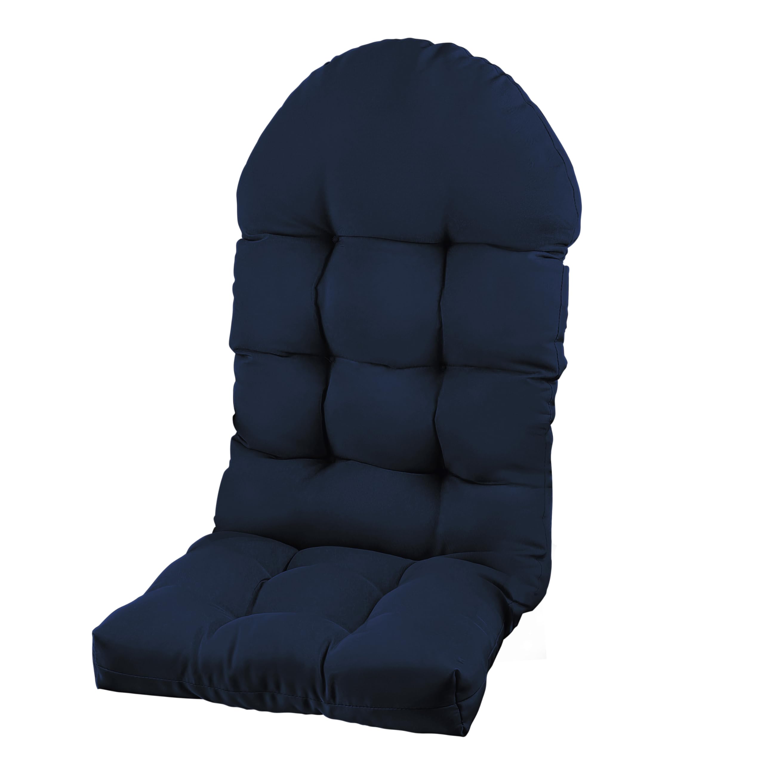 PNP HWJIAJU front view of dark blue Adirondack cushion showing fit and comfort