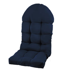 PNP HWJIAJU front view of dark blue Adirondack cushion showing fit and comfort