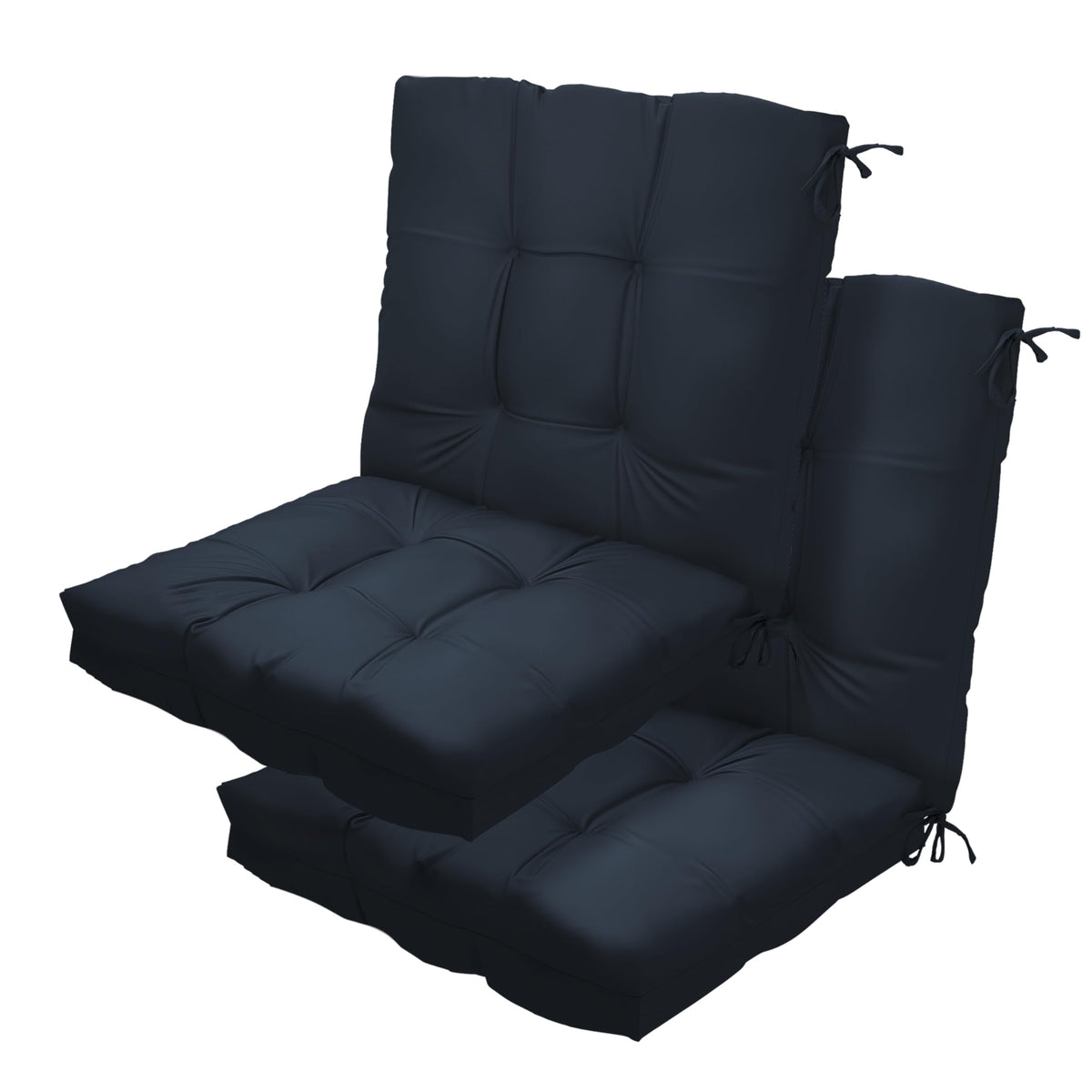 PNP HWJIAJU front view showing dark blue cushion and plush comfort