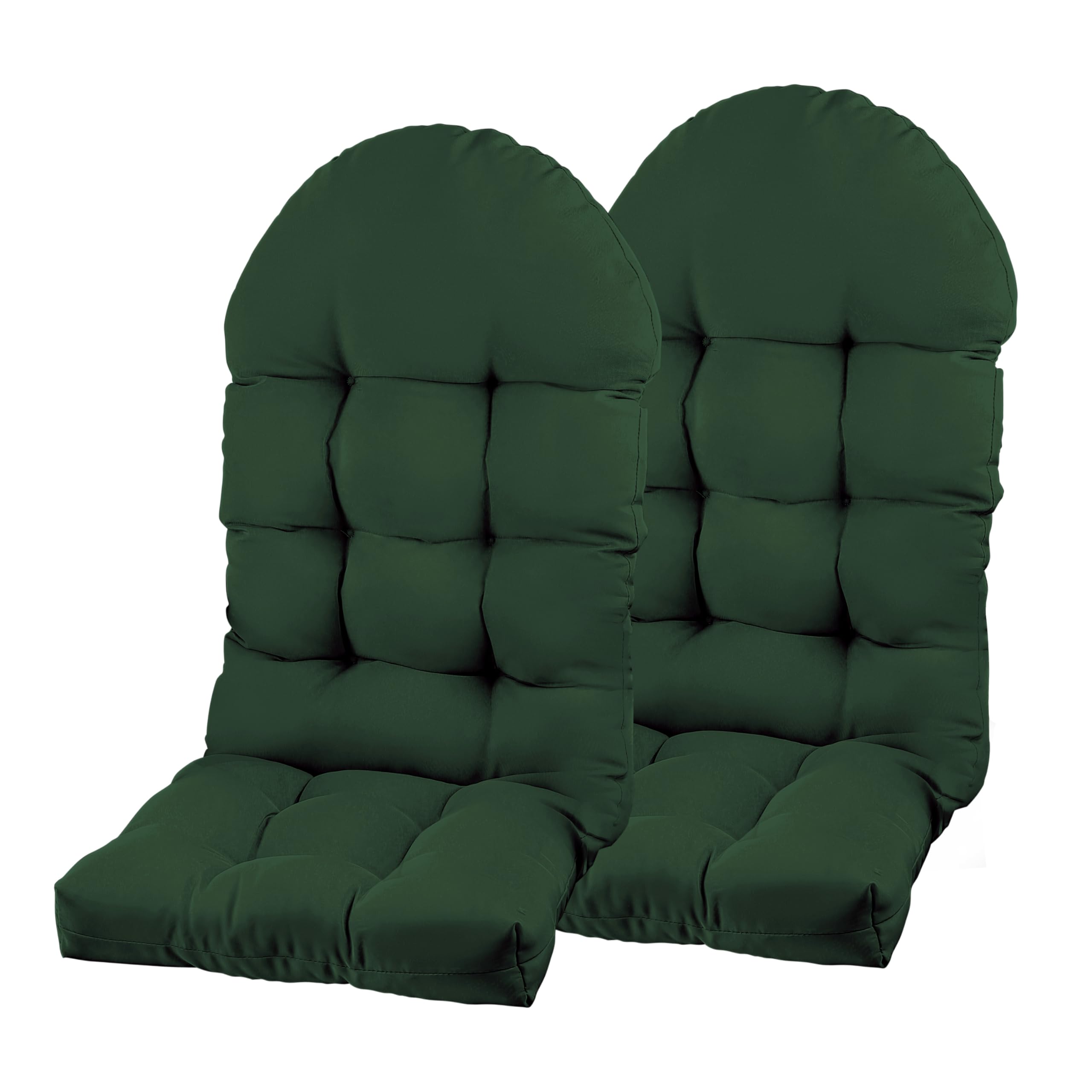 PNP HWJIAJU front view of dark green cushions showing full set and visual comfort