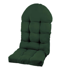 PNP HWJIAJU front view of dark green Adirondack cushion showing neat fit and comfort