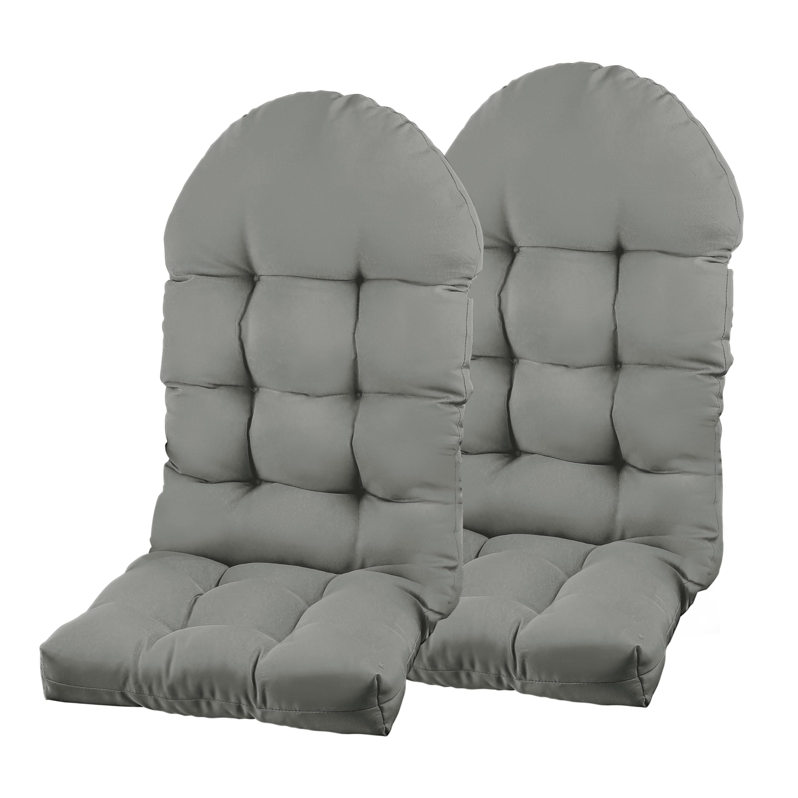 PNP HWJIAJU front view of two-piece gray cushion set showing fit