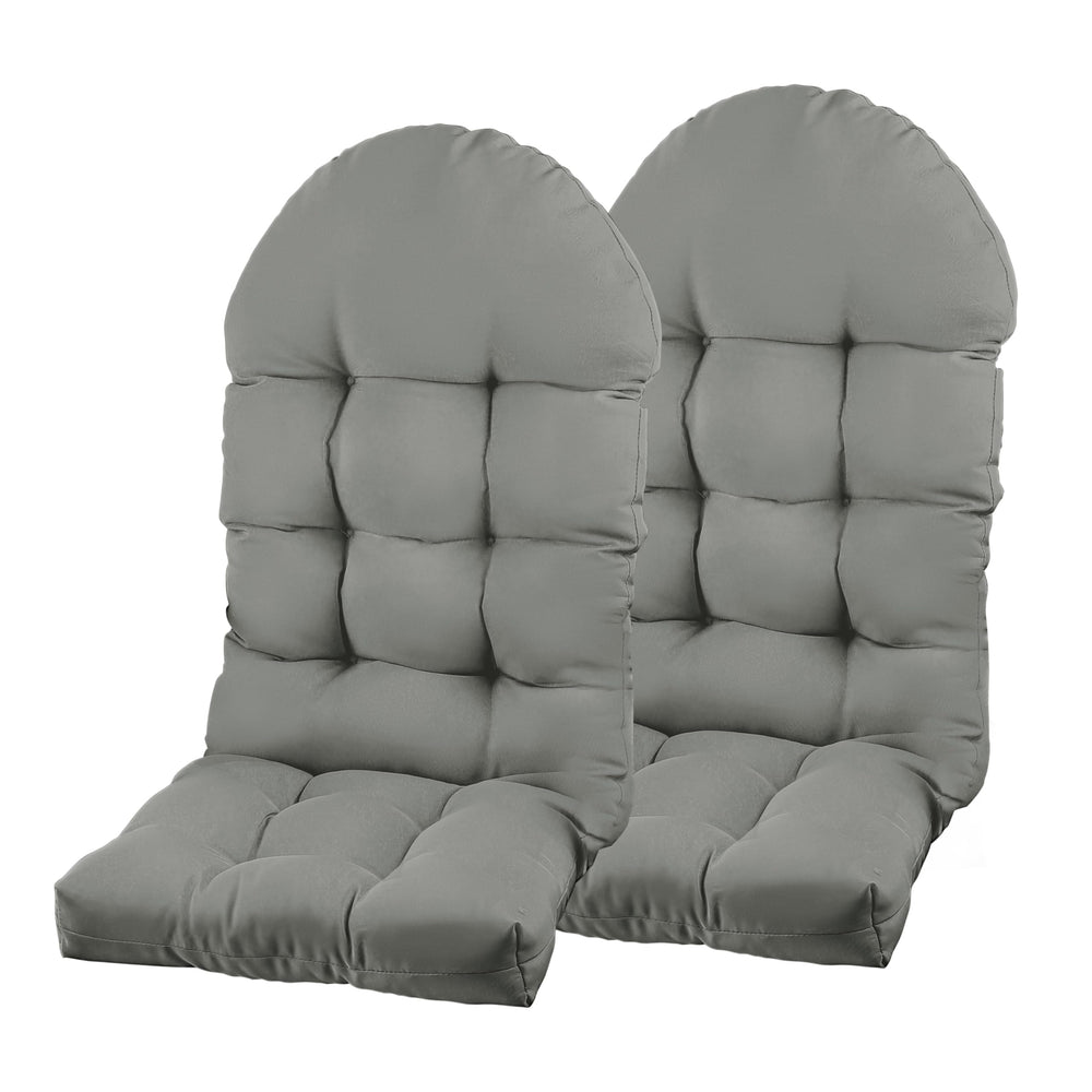 PNP HWJIAJU front view of two-piece gray cushion set showing fit