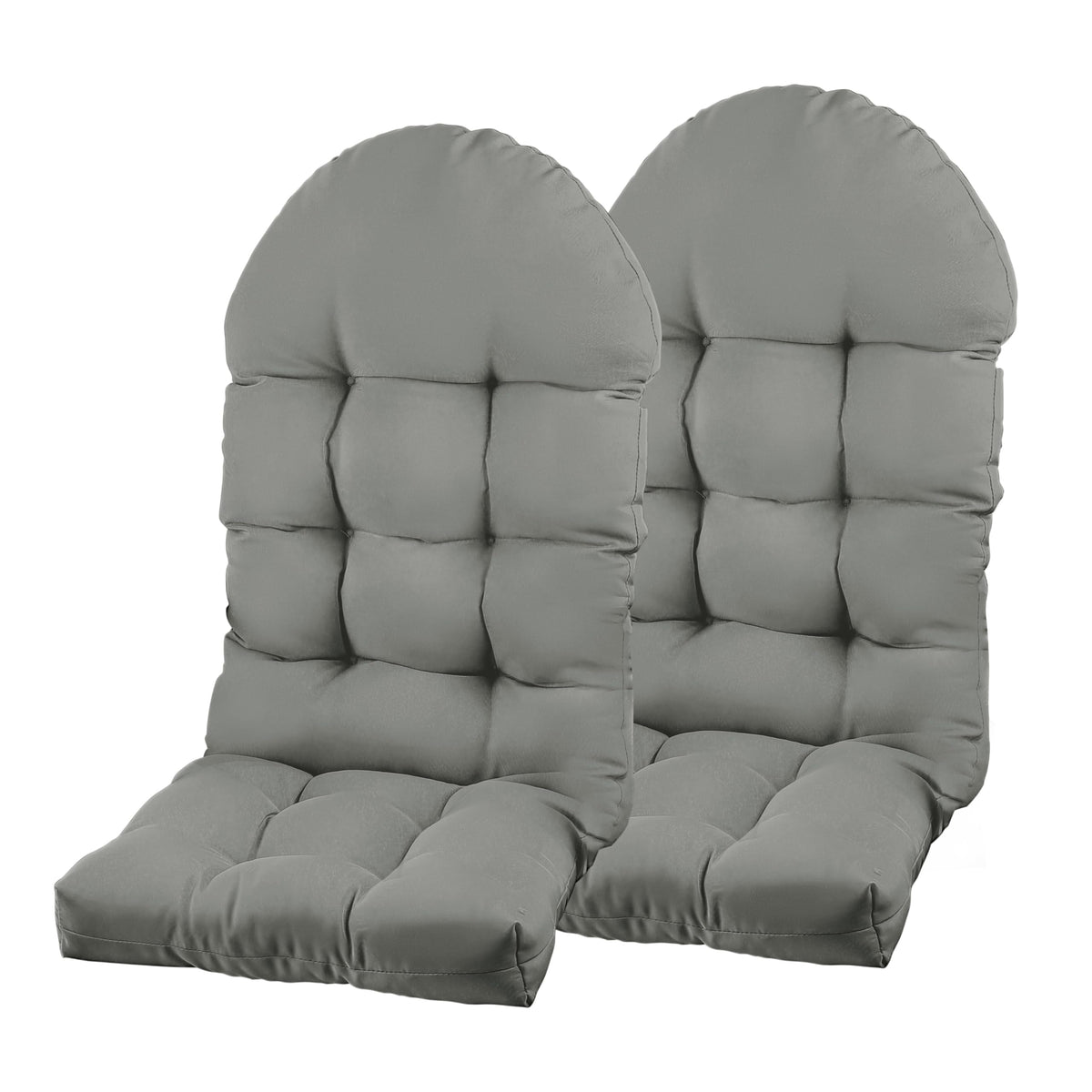 PNP HWJIAJU front view of two-piece gray cushion set showing fit