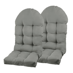 PNP HWJIAJU front view of two-piece gray cushion set showing fit