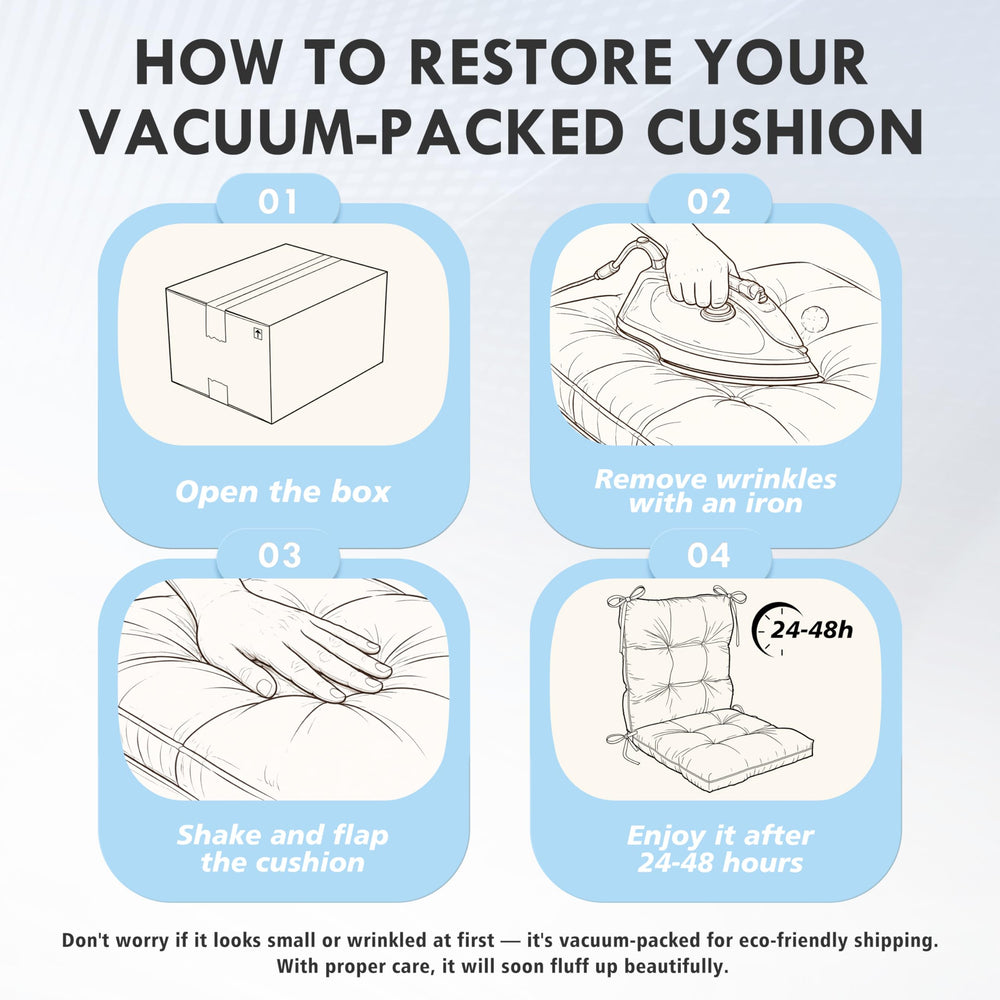 PNP HWJIAJU cushion next to chair to show true size and fit