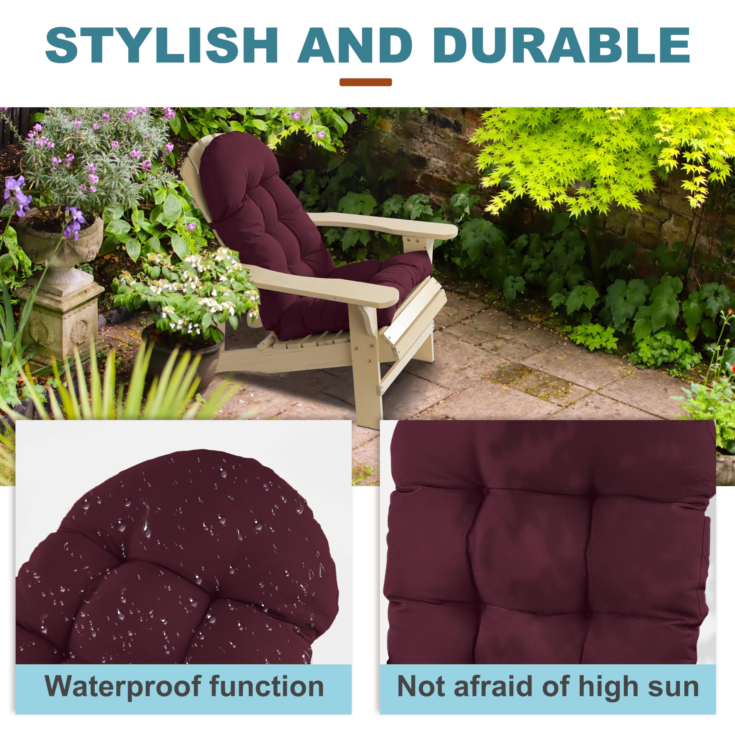 PNP HWJIAJU side profile showing 4-inch cushion thickness for comfort