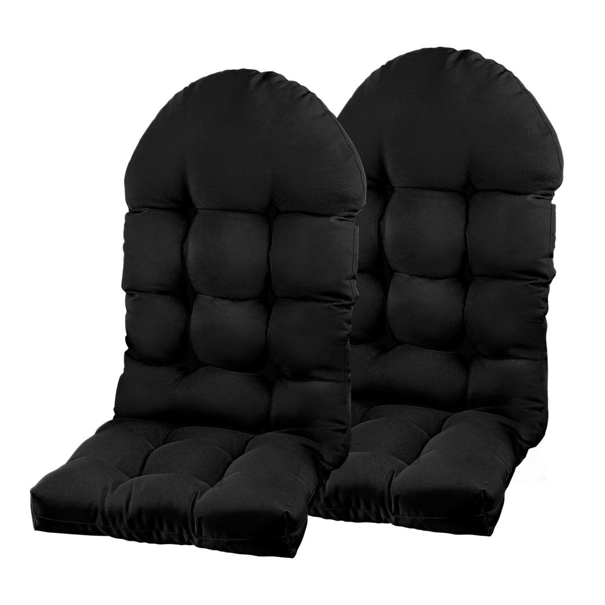 PNP HWJIAJU front view of black high-back cushion, shows full fit and comfort
