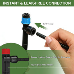 POCKET PANDA adjustable vortex, stream, and mister emitters displaying flow control benefits