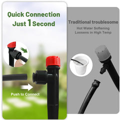 POCKET PANDA 1/2-inch main tubing close-up illustrating durable pressure benefit