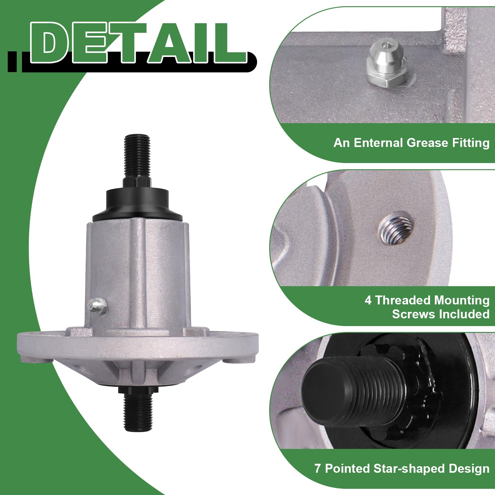 Podoy close-up of bearing area highlighting durability and smooth rotation