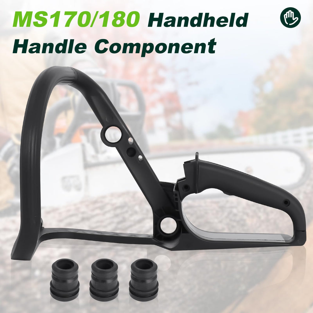 Podoy handle installed on Stihl saw demonstrating proper fit