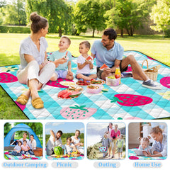 Poedist blanket folded with carry handle for easy transport and compact storage benefit