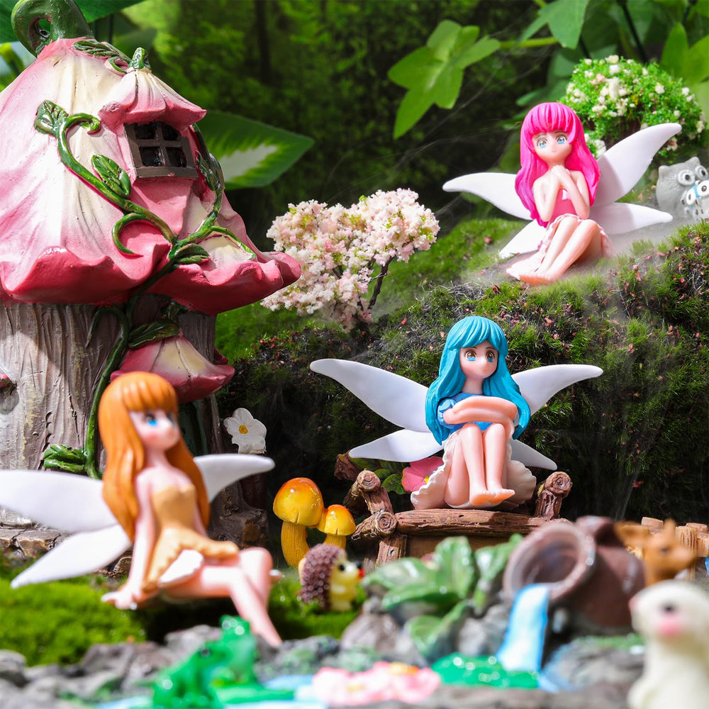 Poen tabletop party display showing how miniatures create whimsical centerpieces