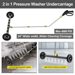 POHIR close-up of seven high-pressure nozzles and brush assembly for consistent spray
