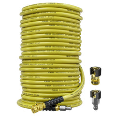 POHIR front view of hose packaging showing length and specs for easy selection
