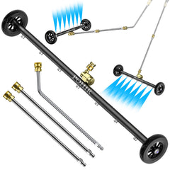POHIR front view of 24-inch surface cleaner showing wide coverage and fast cleaning